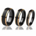 Черное кольцо из карбида вольфрама Lonti RTG-4321