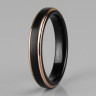 Черное кольцо из карбида вольфрама Lonti RTG-4321-KRD оптом
