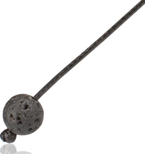Черный плетеный браслет Шамбала из лавы Everiot Select LNS-2080 оптом
