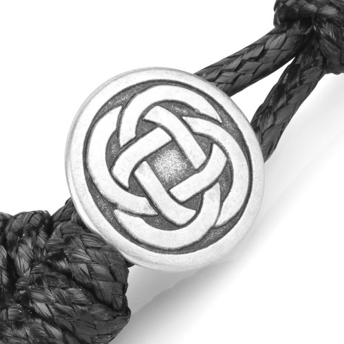 Плетеный браслет Everiot Select LNS-3016 из змеевика с кельтским узлом оптом