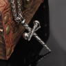 Мужской кулон Everiot SPD-XP-15434 из стали в форме креста из гвоздей оптом