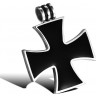 Стальной кулон крест Everiot --SPD-XP-15070 мужской оптом