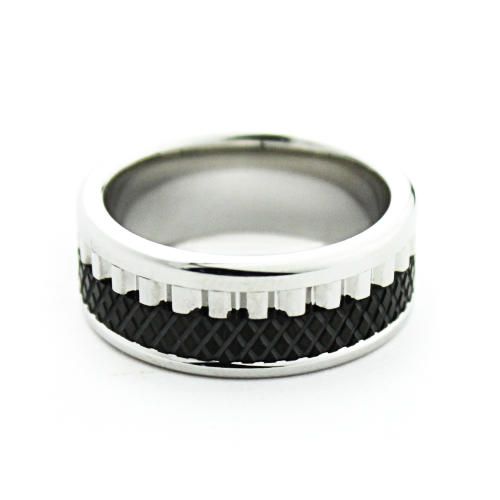 Мужское кольцо из карбида вольфрама CARRAJI R-TU-0122 оптом