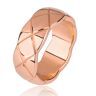 Кольцо с узором TATIC RSS-0031, из ювелирной стали, цвет розовое золото оптом