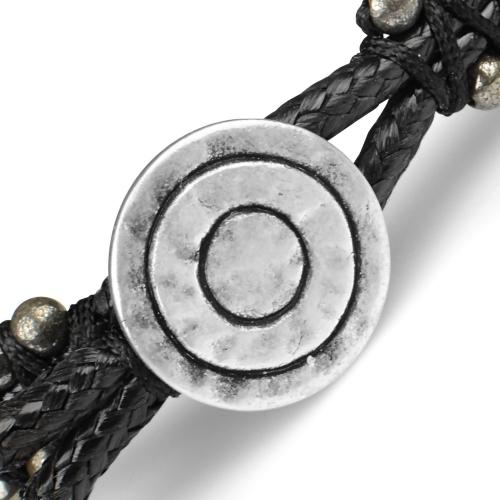 Плетеный браслет Everiot Select LNS-3117 из натуральных камней пирита оптом