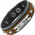 Кожаный браслет мужской Scappa L-730 с надписью "BEST FRIEND" оптом