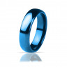 Кольцо из вольфрама Lonti RTG-0004 (R-TG-0143), обручальное, синее шириной от 2 до 8 мм оптом