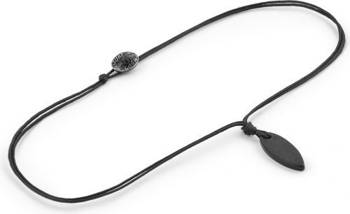 Мужской шнурок на шею с черной подвеской из дерева Local League CS-LNM435 оптом