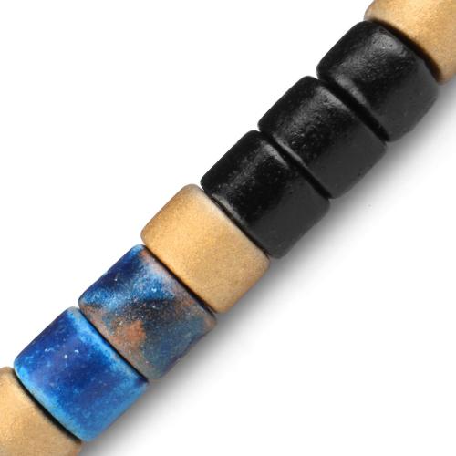Разноцветный браслет в стиле Шамбала Everiot Select --LNS-2009 из керамических бусин оптом