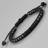 Черный браслет в стиле Шамбала Everiot Select LNS-2013 из греческой керамики оптом