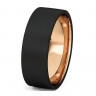 Черное кольцо из карбида вольфрама Lonti RTG-4500 оптом