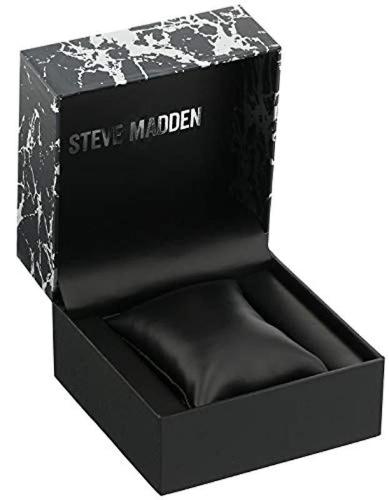 Мужские часы из нержавеющей стали Steve Madden (УЦЕНКА) SMW198Q-BK оптом