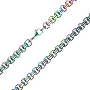 Стальная мужская цепь Everiot SN-ZS-2885 венецианского плетения