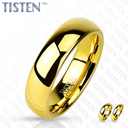 Кольцо Tisten из титан-вольфрама (тистена) R-TS-002 обручальное  оптом