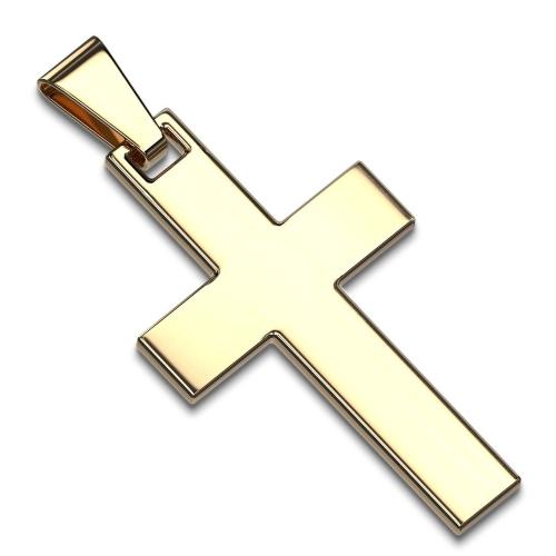 Кулон крест из ювелирной стали TATIC SSPM-7000 оптом