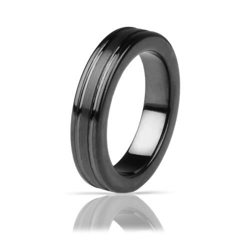 Черное кольцо из карбида вольфрама Lonti --R-TG-9323 оптом