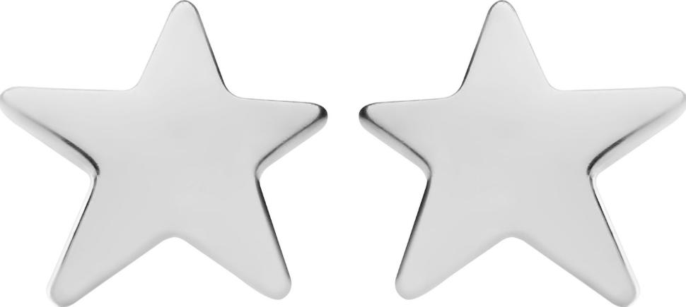 Стальные серьги-гвоздики в форме звезд Everiot SE-ZS-1359 оптом