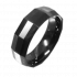 Мужское кольцо из черной керамики CR-027021 оптом