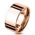 Широкое кольцо шайба из стали TATIC RSS-0173, цвет розового золота, глянцевое оптом