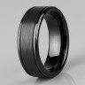 Черное кольцо из карбида вольфрама Lonti RTG-4323 оптом