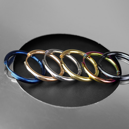 Серьги-кольца TATIC SE3065G стальные цвета желтое золото оптом